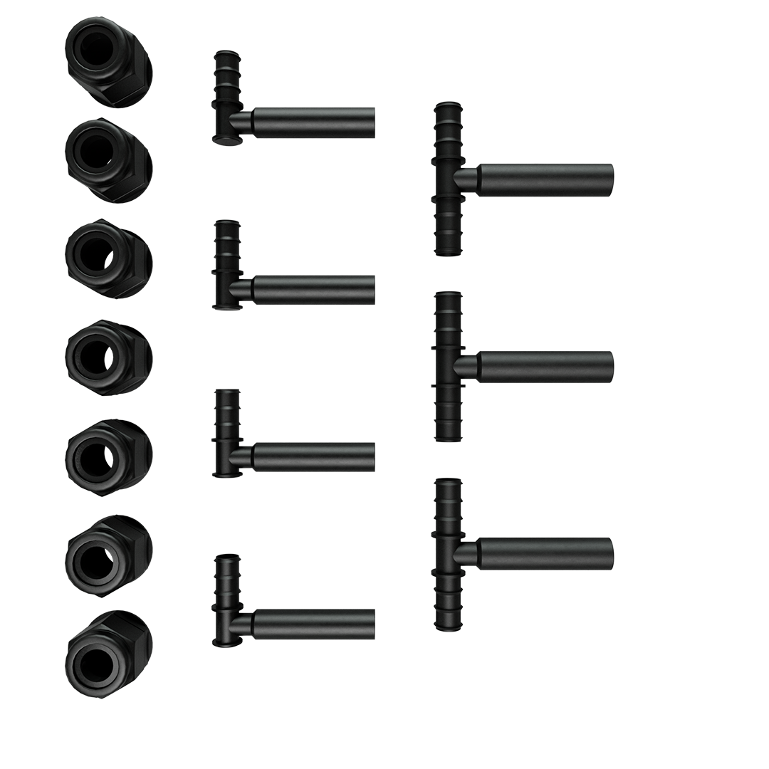 IWS Autodrain / Dripper 4 Pot Kit Bags